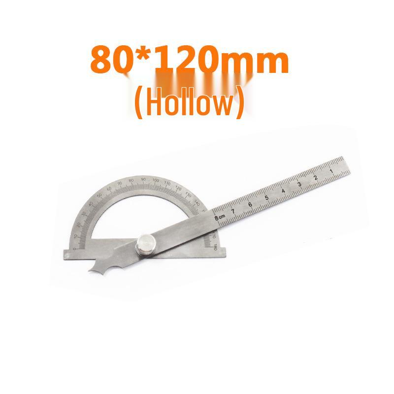 Stainless Steel Semicircle Angle Protractor for Woodworking