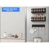 Magnetic Shelf for Fridge 3Pack Magnetic Spice Rack for Refrigerator 5Hook Magnetic Shelves with Large Containers OverDoor Pant