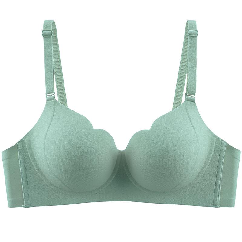 Gathering Bra Female Underarm Fat Reduction Sexy Invisible Bra Seamless Bra Push Up Bra