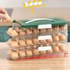 Scatola Porta Uova Tipo Cassetto per Frigorifero Frigorifero Scorrimento Automatico Organizzatore Cucina Organizzatori per la Casa Contenitori Ermetici Cibo