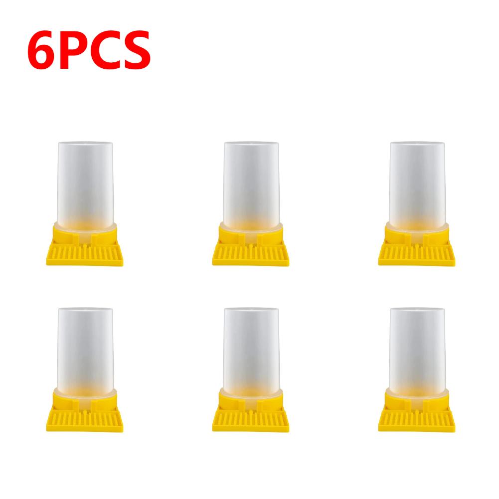 1-6 Stück Bienenfutterspender Trinkwasser Tränke Imkerei Honigbienen Futterspender Bienen tränken Werkzeuge Zubehör Futter Bienen Tränker Werkzeuge