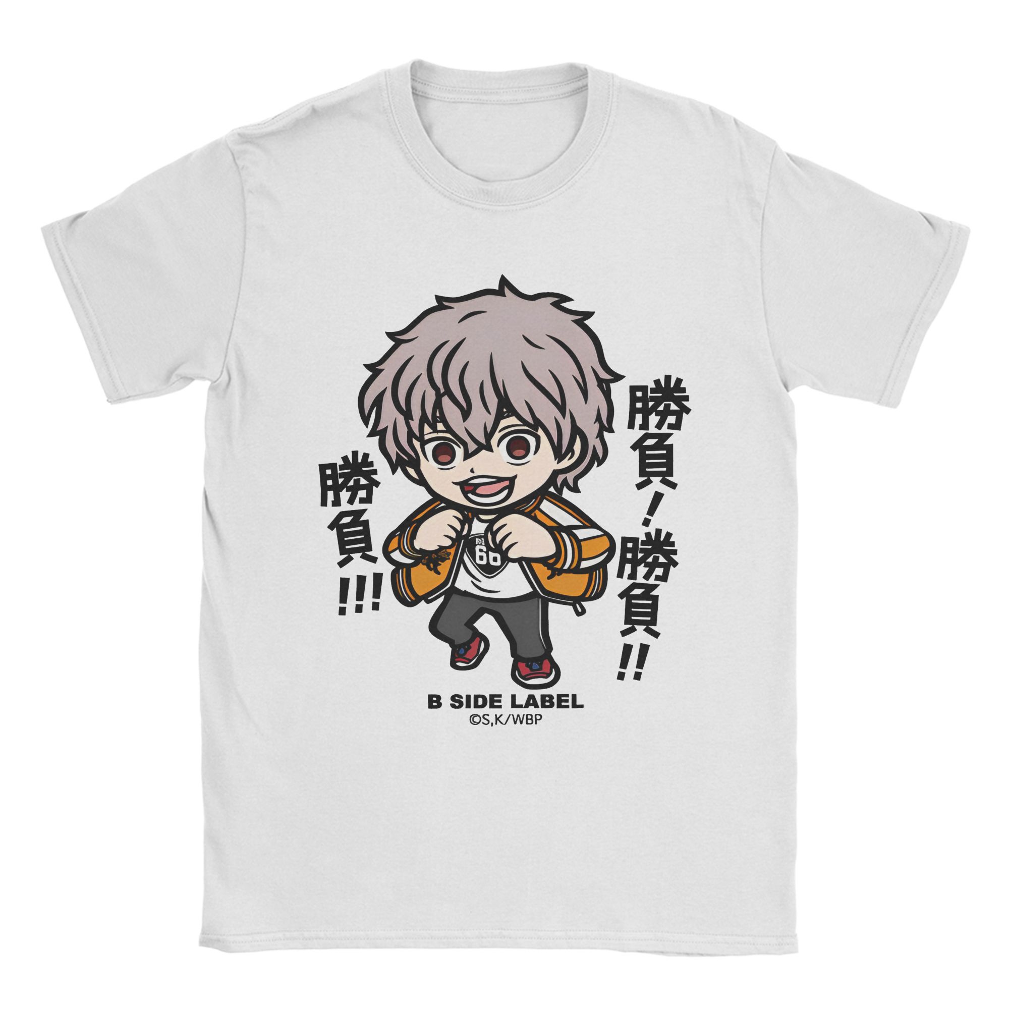 Anime Inspired Windbreaker Artwork T Shirts Men s Cotton T-Shirts Crew Neck Wind Breaker Tee Shirt Short Sleeve Clothing Summer S