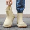New Short Men's Rain Boots Non-slip Waterproof Man Rubber Shoes Comfortable Men's Fishing Boots Work Male Safety Shoes