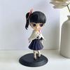 Anime 15Cm Demon Slayer Figure Nezuko Tanjirou Zenitsu Inosuke Kyoujurou Giyuu Kawaii Qposket Pvc Model Toys Children Gift