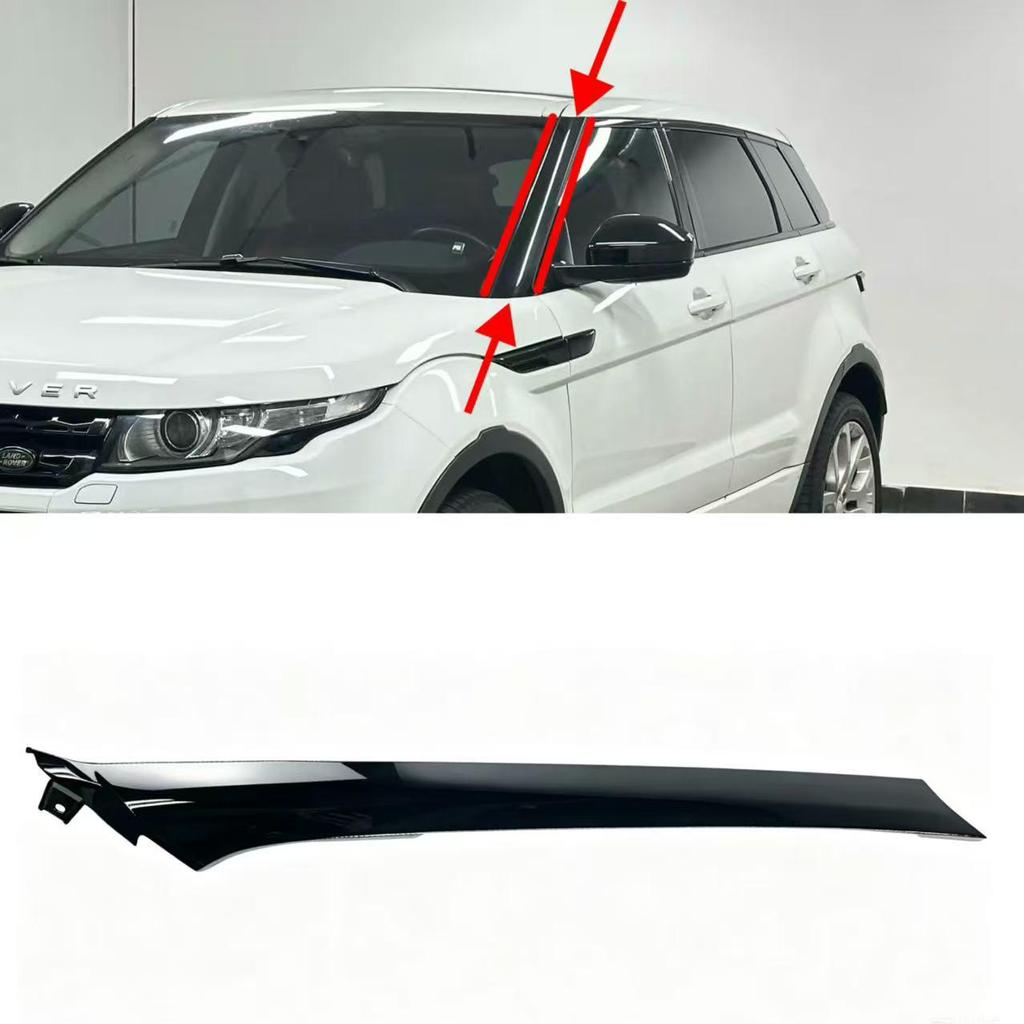 Compatible with Land Rover 10-18 Evoque A, B, C Pillars, Front/rear Exterior Door Trim Panels, and Front Windshield Left/right Trim Strips.