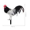 YKLU069-256 3D Rooster, Hen, Duck & Pig Outdoor Garden Decoration Plug