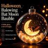 Dropshipping HQ New Halloween Glowing Transparent Sphere Decoration 8cm Cartoon Plastic Hot-Selling Christmas Ball Novelty Gifts