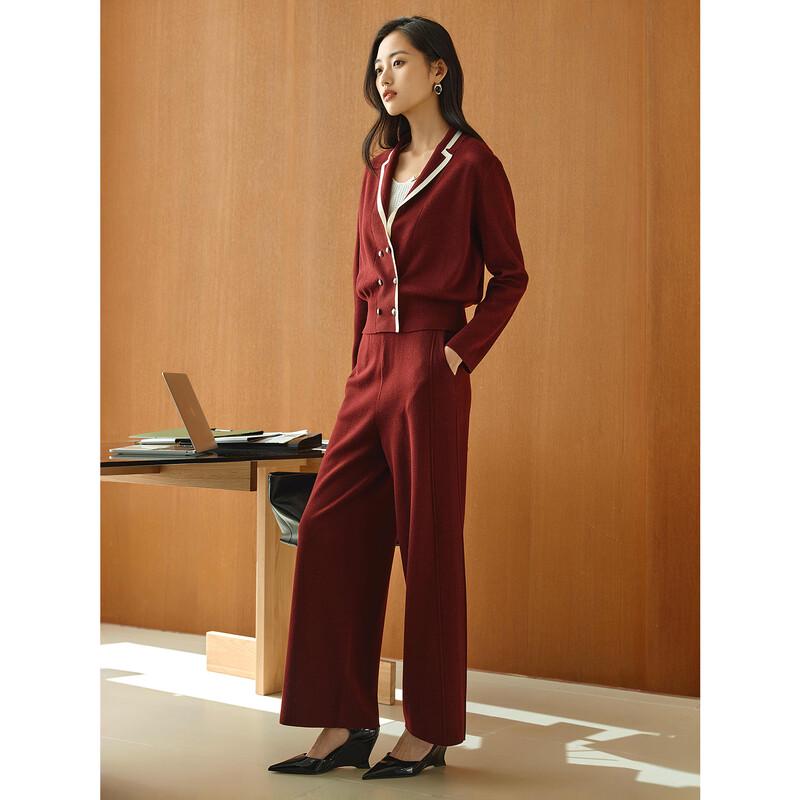 JUZUI Women's Korean Style Angora Wool Blend Knit Cardigan