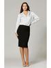 European and American Double-layer High Waist Pencil Skirt - Professional Women's A-line Skirt