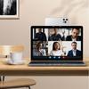Laptop Mount Phone Stand Aluminium Alloy Notebook Extension Phone Mount Bracket