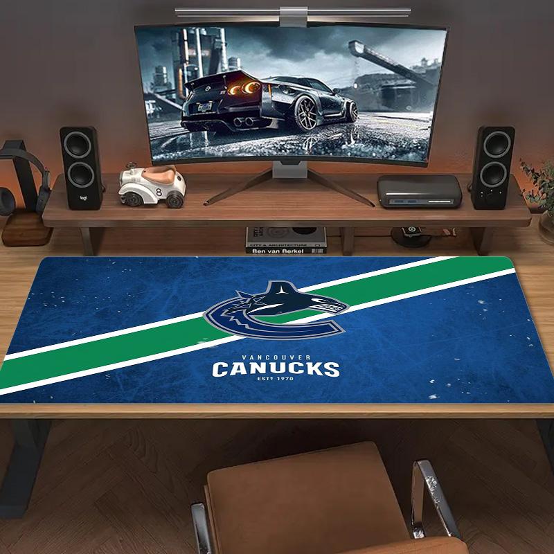VANCOUVER CANUCKS Logo Color Mouse Pad Large Gaming Table Cushion Non-slip Laptop Tablet Big Mousepad XXL Mat Mini PC Playmat With Lock edge