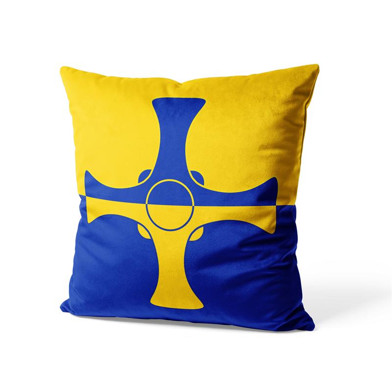 Aertemisi 18'' X 18'' County Durham England Square Throw Pillow Cushion Covers Cases Pillowcases 45Cm X 45Cm