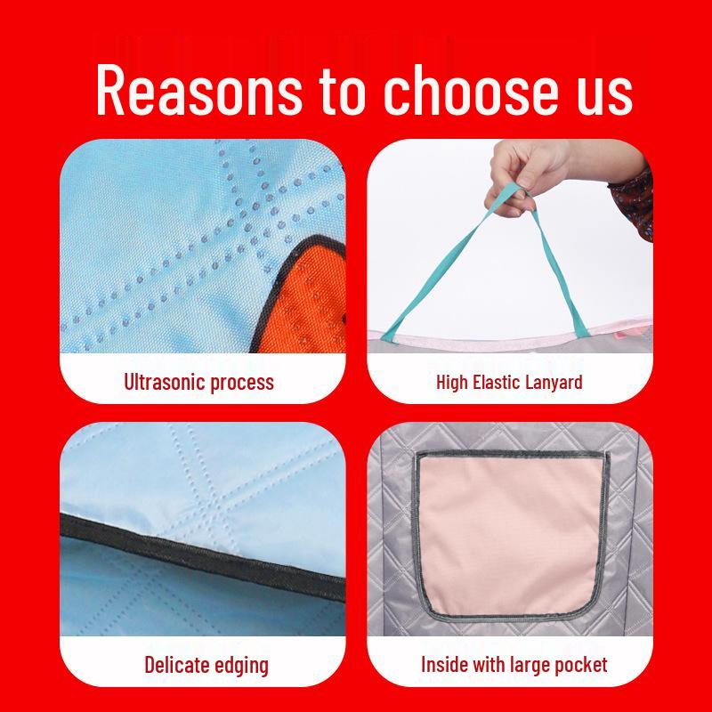 Summer Sunshade & Sun Protection EV Windshield & Handle Cover - Breathable, Oxford Cloth, Windproof for Electric Bicycles