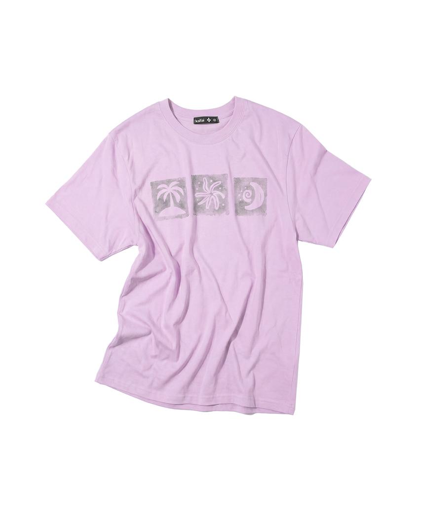 KAIFAI Summer Rhythm Short Sleeve T-Shirt (Baby Purple) K26Qb239