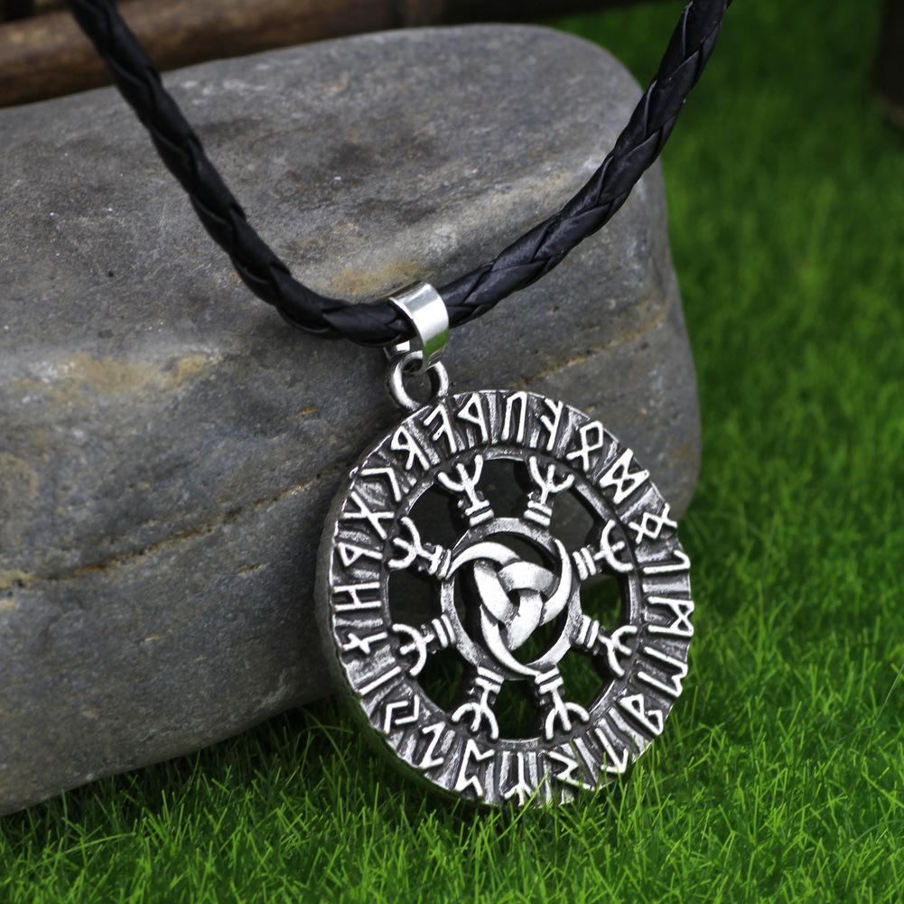 Severská mytologie Viking Odin Logo Runavin Přívěsek Náhrdelník pro Muže