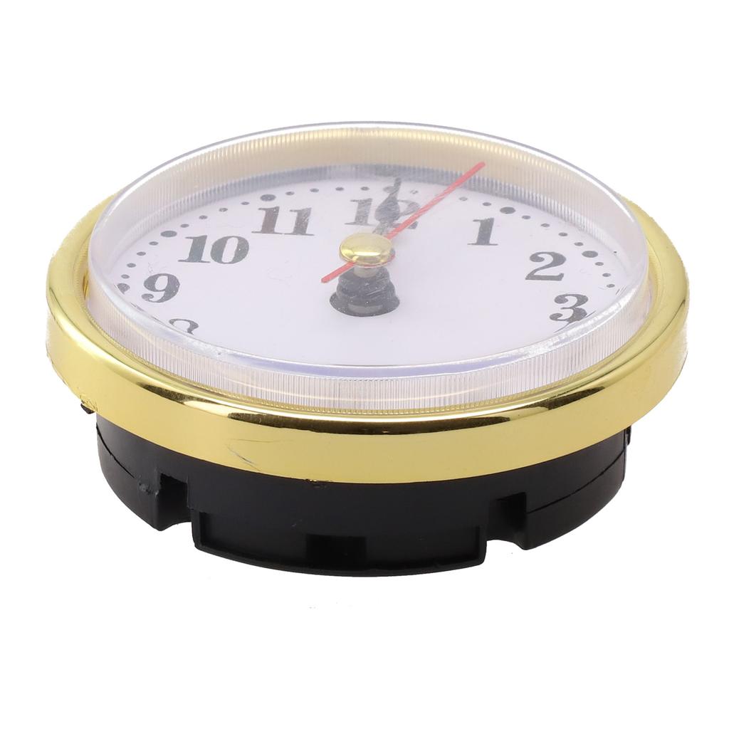 Quartz Clock Insert DIY Gold Colored Trim Parts Replacement