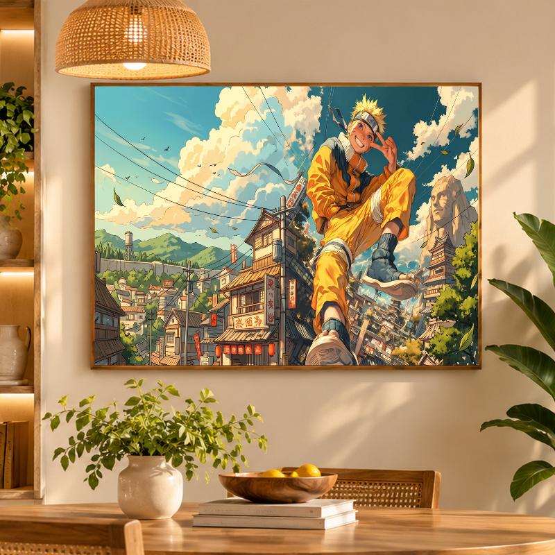 5D Diamond Painting Naruto Uzumaki DIY Full Drill Diamond Art Kit Home Decoration