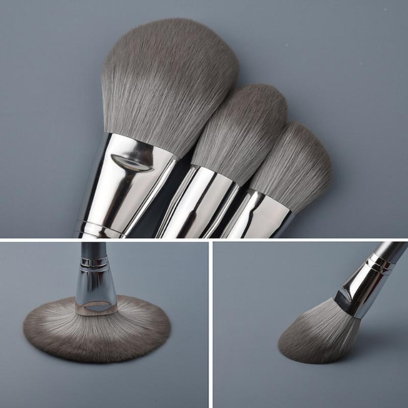 Set Pennelli Trucco Ultra Morbidi 14 Pezzi Setole Morbide Pennello Polvere Libera Viso Intero Pennello Ombretto Pennello Cosmetico Professionale
