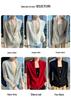 Women's High-End Pure Wool Scarf Collar Cardigan - Solid Color Autumn Winter Fashion Sweater