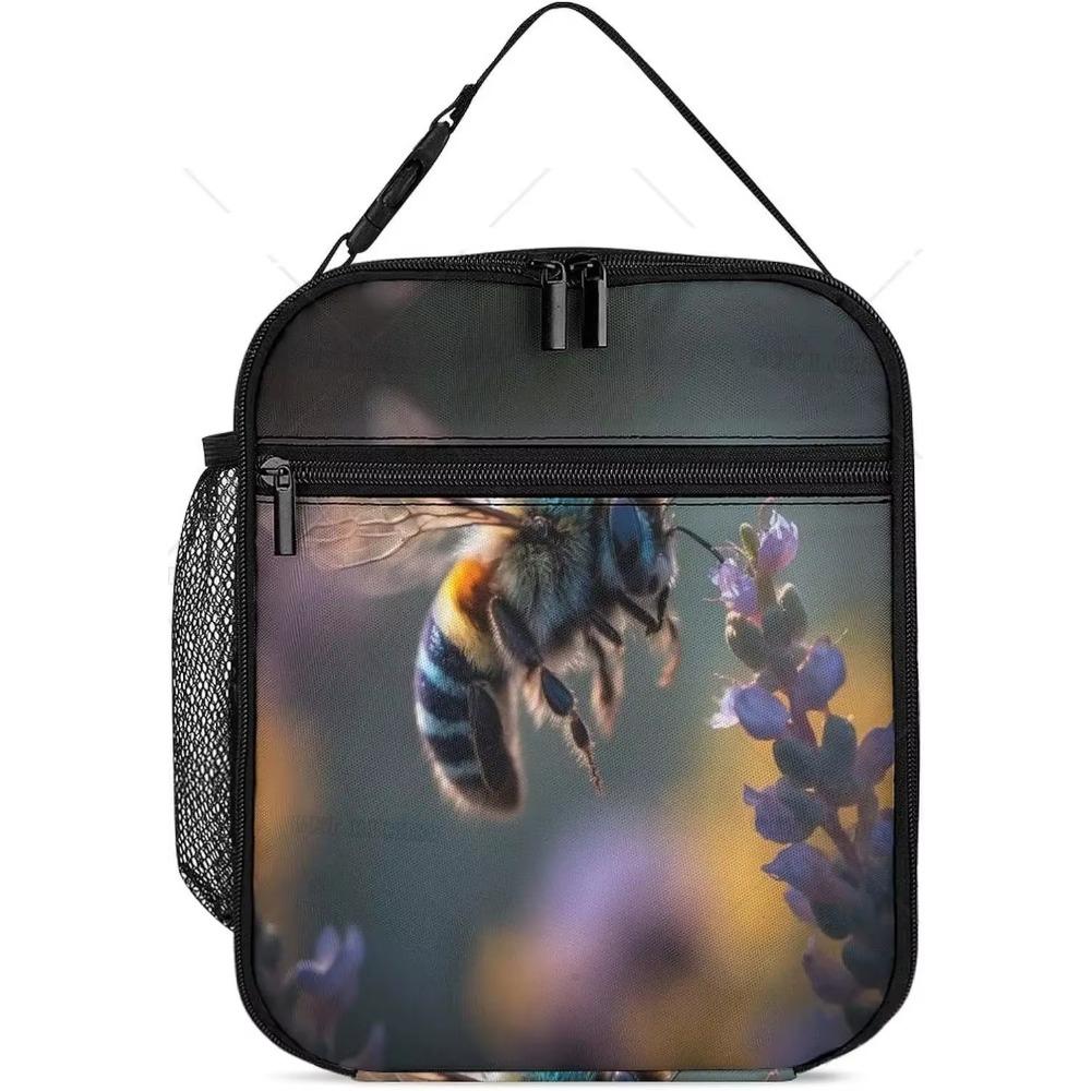 Animal Lion Cooler Insulated Lunch Bag for Women Men Adults Portable Reusable Laige Capacity Cool Bag Lunch Box for Work