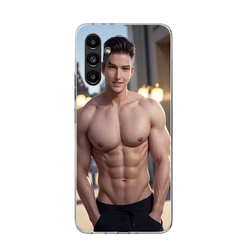 Sexy Muscle Man Gay Fitness Phone Case For Samsung Galaxy A17 A16 A14 A15 A13 A57 A56 A54 A55 A53 A37 A36 A34 A35 A33 A26 A24 A2
