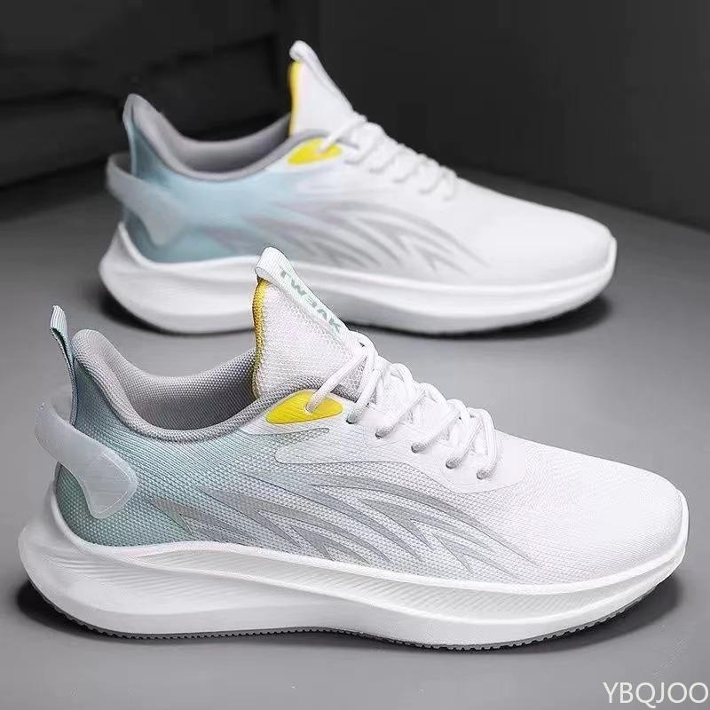 

Fashion Spring Men s lightweight Shoes Casual breathable Sneakers Fashion mesh running Sneaker Versatile comfortable Male shoes Homme 44 белый