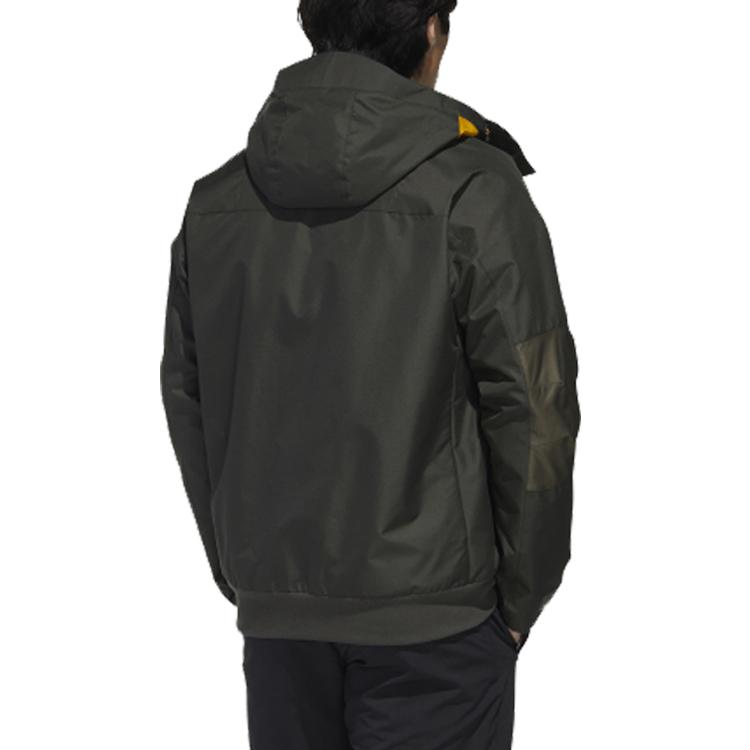 adidas Functional Hooded Jacket Men Outerwear Grey Green GM4398