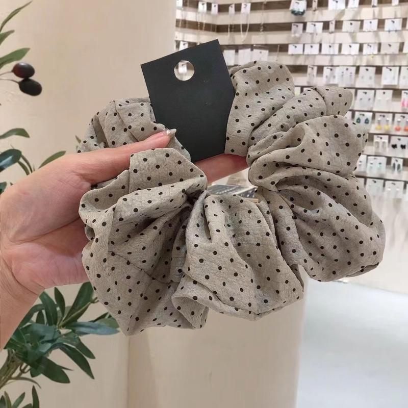 Korea Velvet Scrunchie Oversize for Women Red Hair Rubber Bands Girls Elastic Big Hair Tie Adult Maxi Scrunchies Hair Accessorie