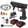 200W Cordless High Pressure Washer Car Washing Machine Water Spayer Gun Vehicle Cleaning Tool