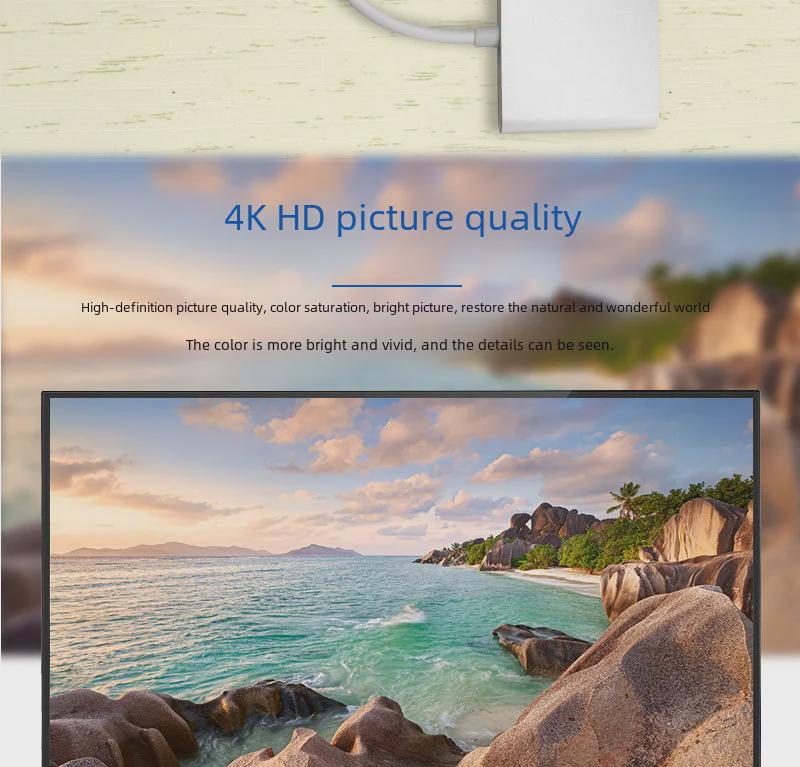 USB Type-C To HDMI 3-in-1 Docking Station Adapter