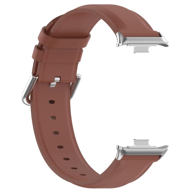

Stylish Double Sided Strap Replacement Band PU Wristband Excellent Fit for Men & Women Durable fit for Smart Band 8 Pro коричневий