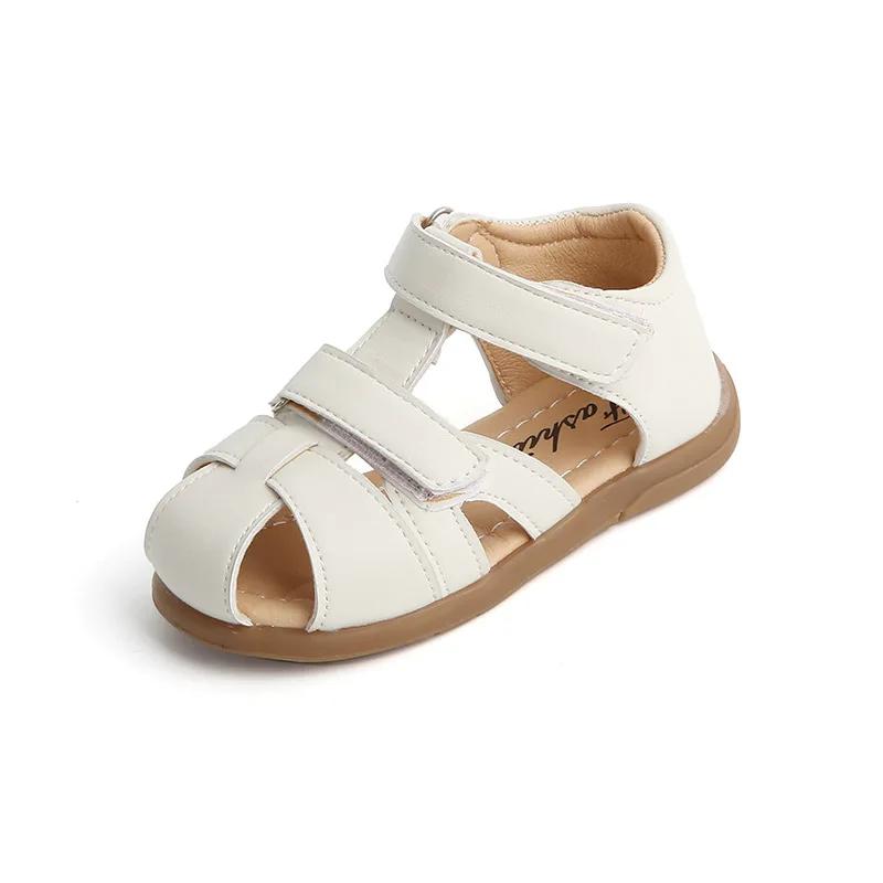 Child Sandal Summer New Style Girls Sandal Flat Bottom Girls Shoes Soft Bottom Child Shoe Weave Boy Shoes Child Casual Sandal