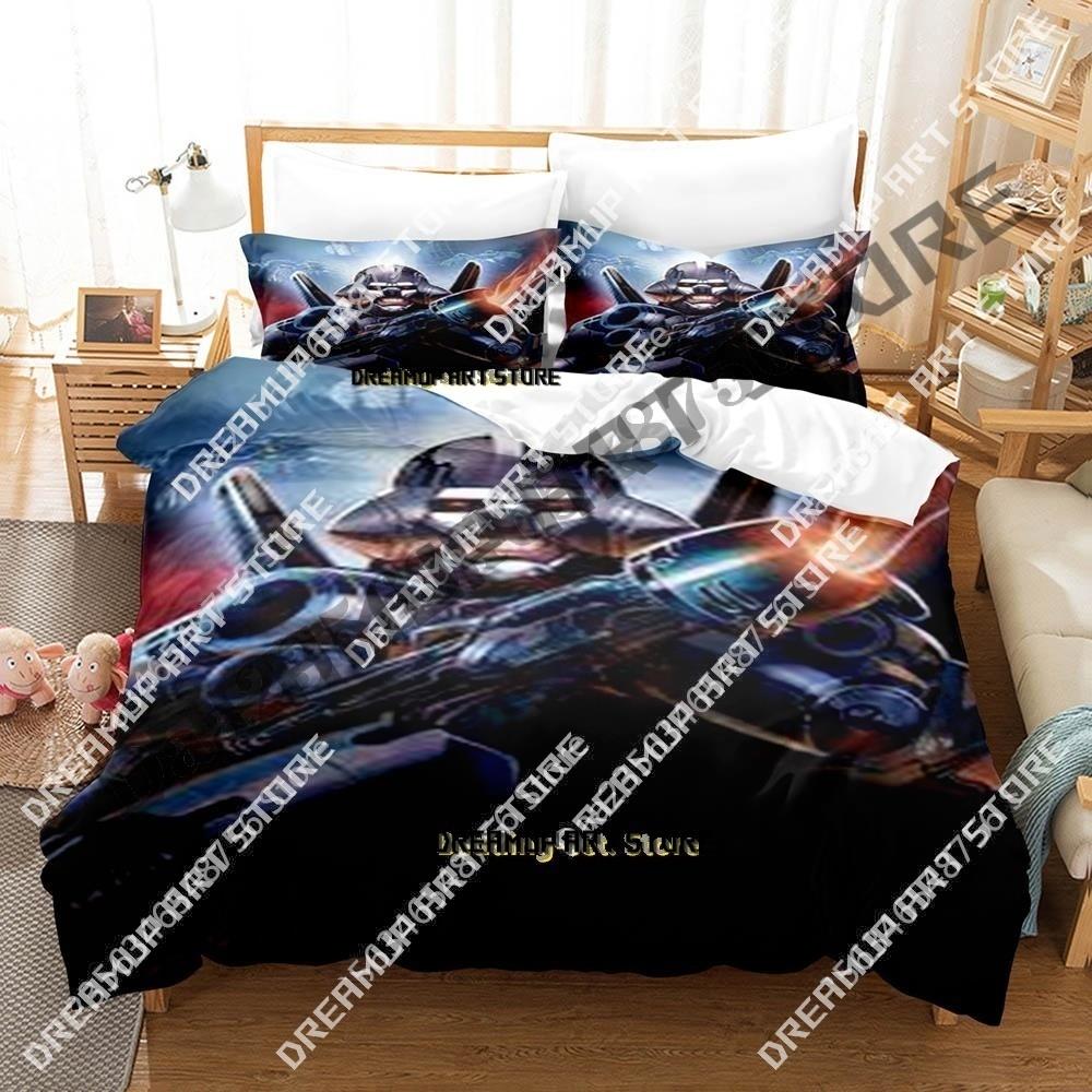 3D Print Game Turrican Bedding Set Single Twin Full Queen King Size Bed Set Adult Kid Bedroom Duvetcover Sets 3D Anime Bed Sheet