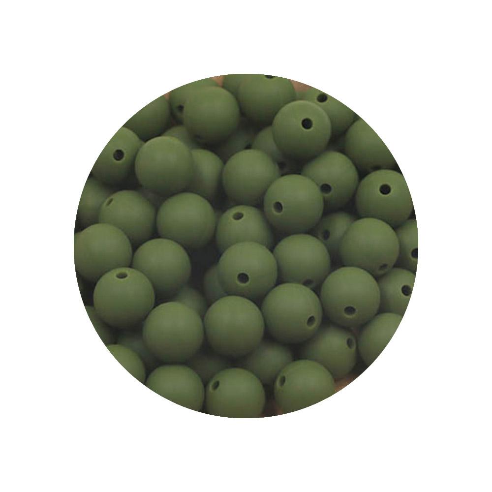 Kovict 9MM 40-80Pcs Round Silicone Bead 9MM Food Grade For Jewelry Making DIY Bracelet Pacifier Chain Accessories