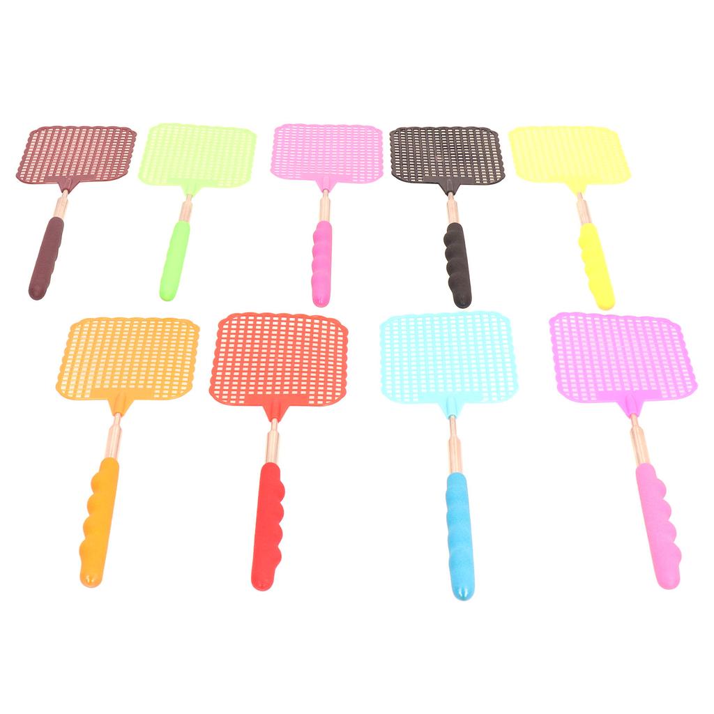 9 stk Mini Fluesmekker med Uttrekkbar Rustfri Stang for Hjem, Hybel, Camping