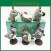 Adorable Japanese Anime Cat Figurine Collection Blind Box Toy Model Set Of Six Unique Poses