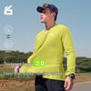 Yuebu Men's Thermal Grid Long Sleeve Running Shirt