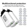 65W GaN QC 3.0 PD Fast Charger, USB, EU/US Spec, 9V/12V Compatible for Laptop