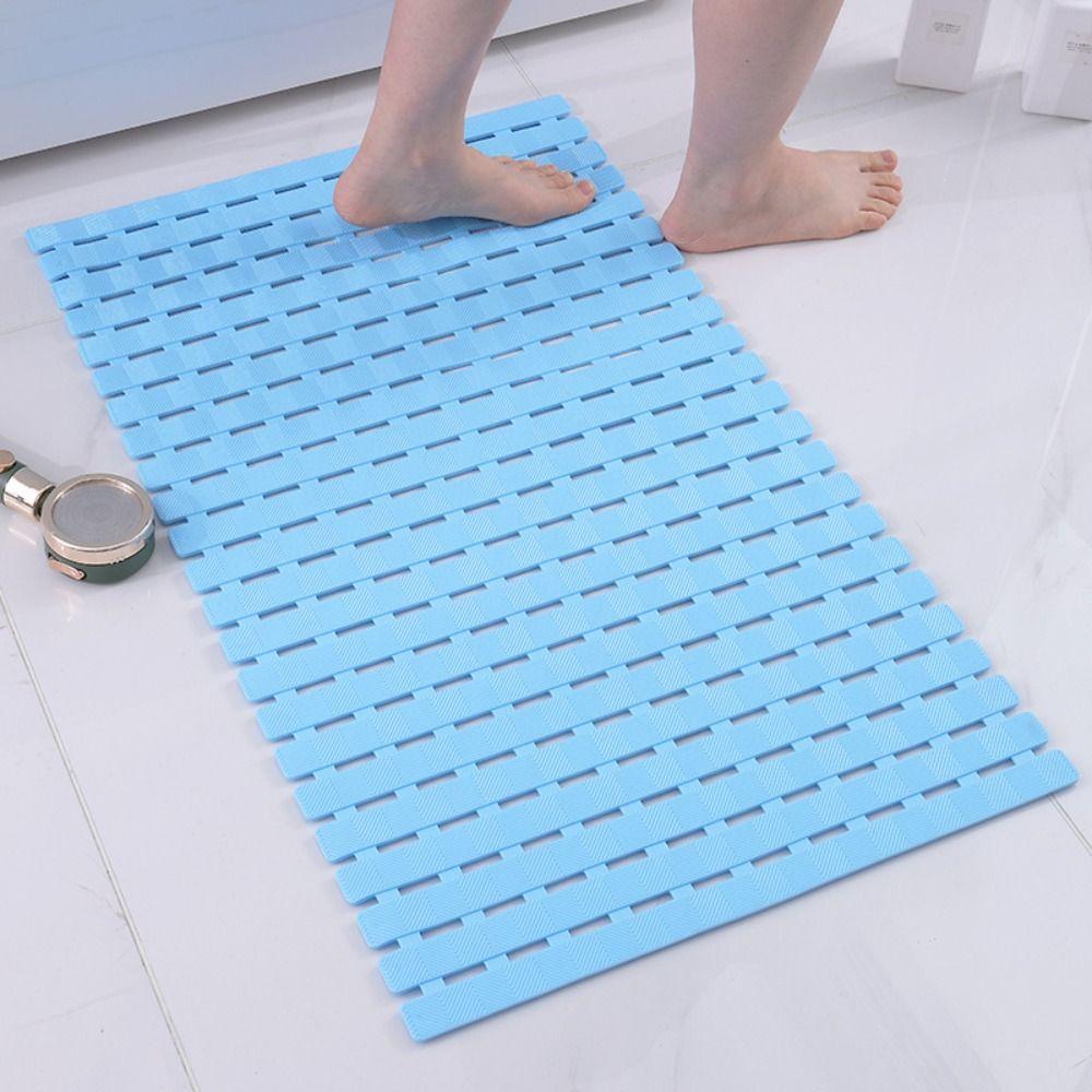 Tappetino Antiscivolo Rettangolare in PVC Pratico Tappetino per Pavimento Vuoto Idrofobo Impermeabile Asciugatura Rapida Tappetino Bagno