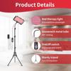 100W Adjustable Stand 660nm Redlight & 850nm Infrared Light Device Body Pain Relief Therapy Equipment Red Light Therapy Lamp