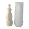 Flexible Candle Casting Form Requiring No Assembly, with Raised Christmas Character Relief for Holiday Projects