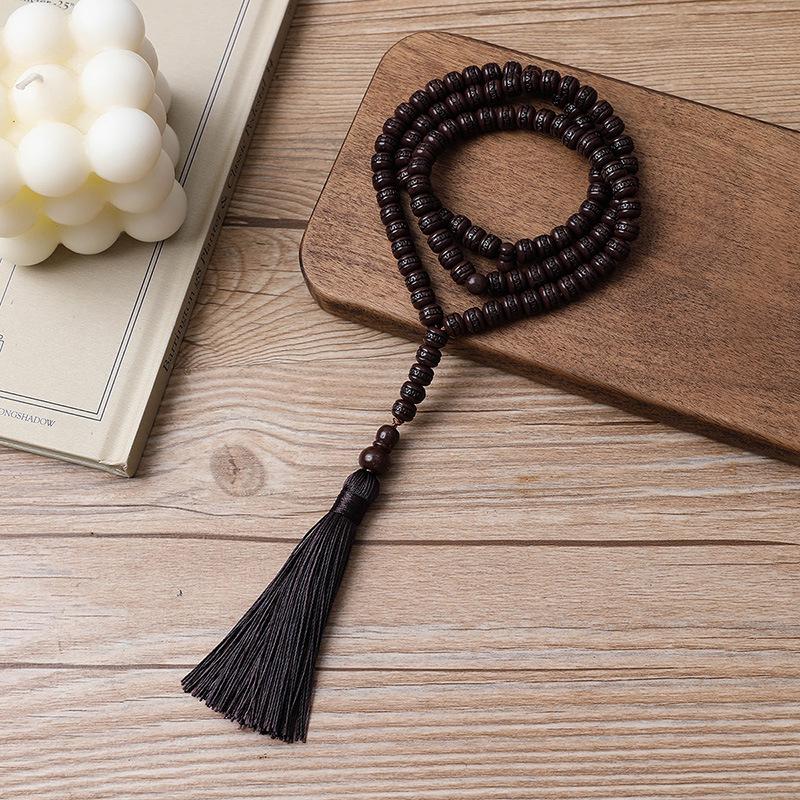 99-Bead Muslim Prayer Rosary: Middle East Style Car Hang & Bracelet Accessory
