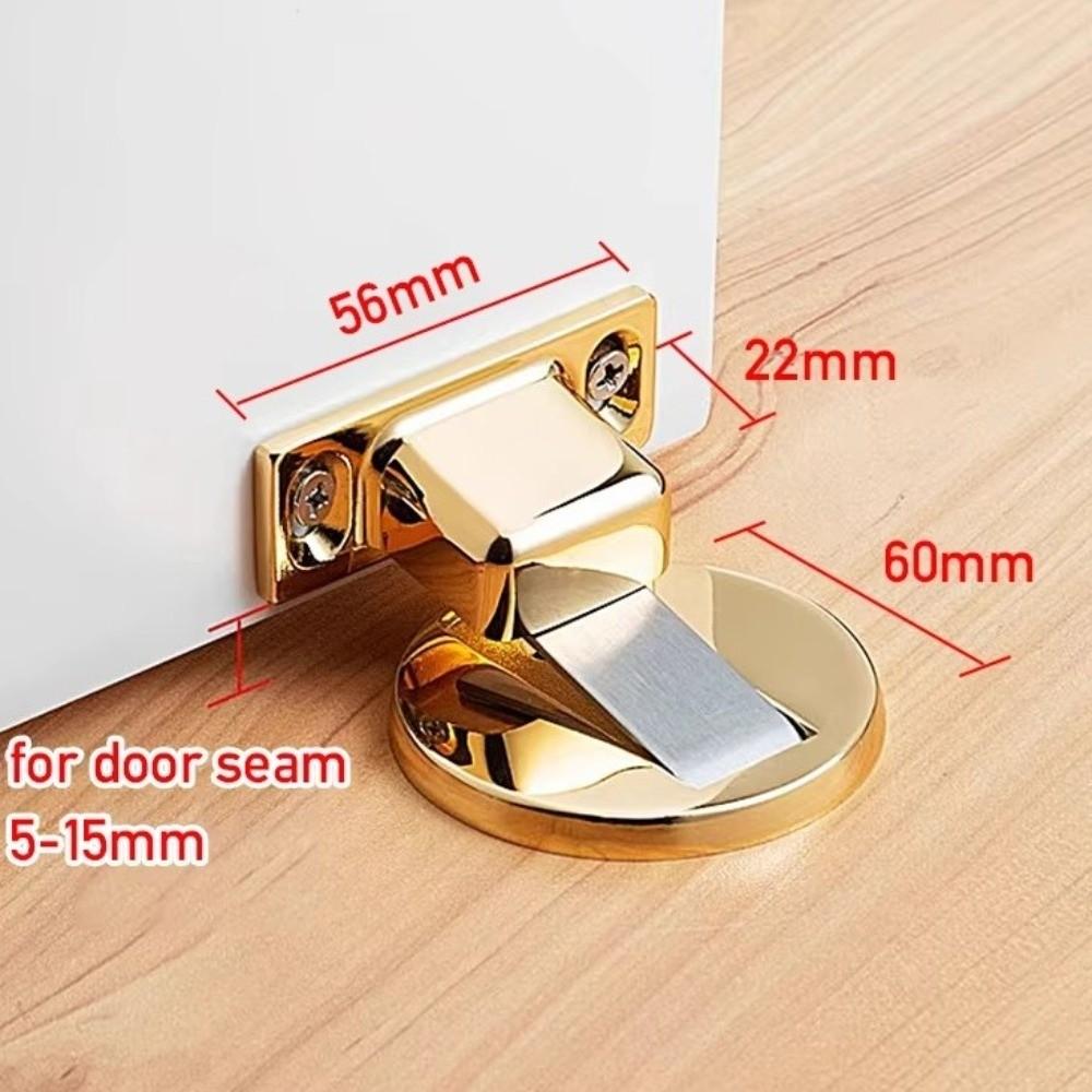 New No-drill Door Catch Floor-mounted Silent Magnetic Anti-collision Door Catcher Concealed Door Top