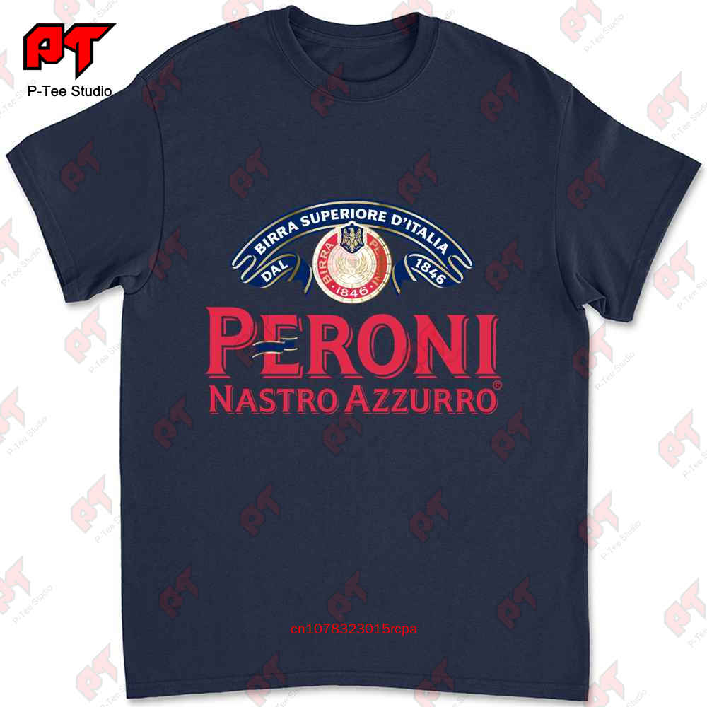 Peroni Nastro Beer Brewery Logo Tshirt EA22