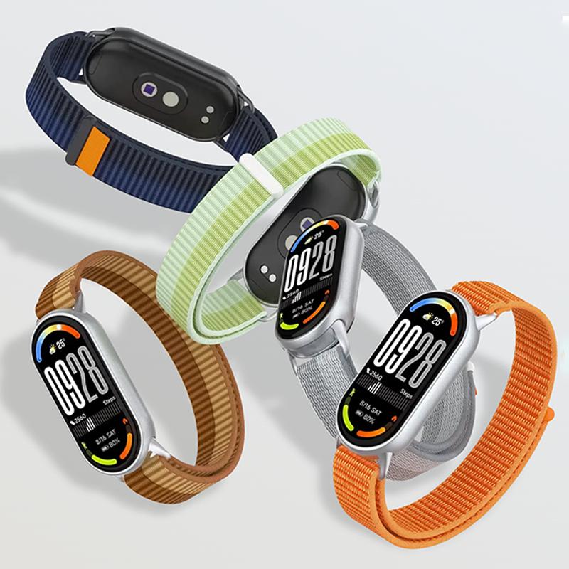 Nylon Strap for Mi Band 10 9 8 Strap Smart Watch Band for Xiaomi Smart Band 8 NFC Strap Miband 9 Correa Replacement Accessories