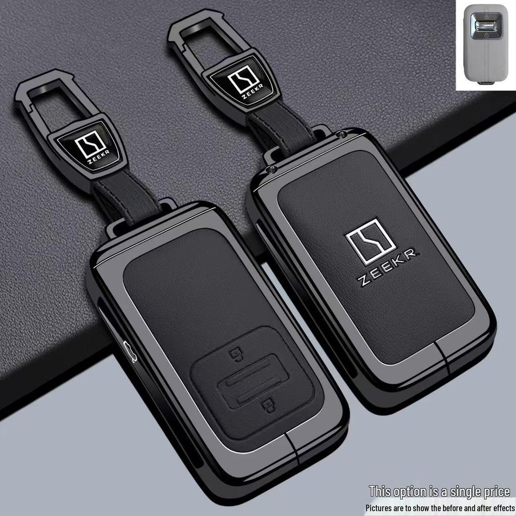 Zeekr 9X/8X Schlüsseletui: Obsidian Schwarze Edition - Ultra/Max Neue Auto-Taschen-Schnallen-Schale