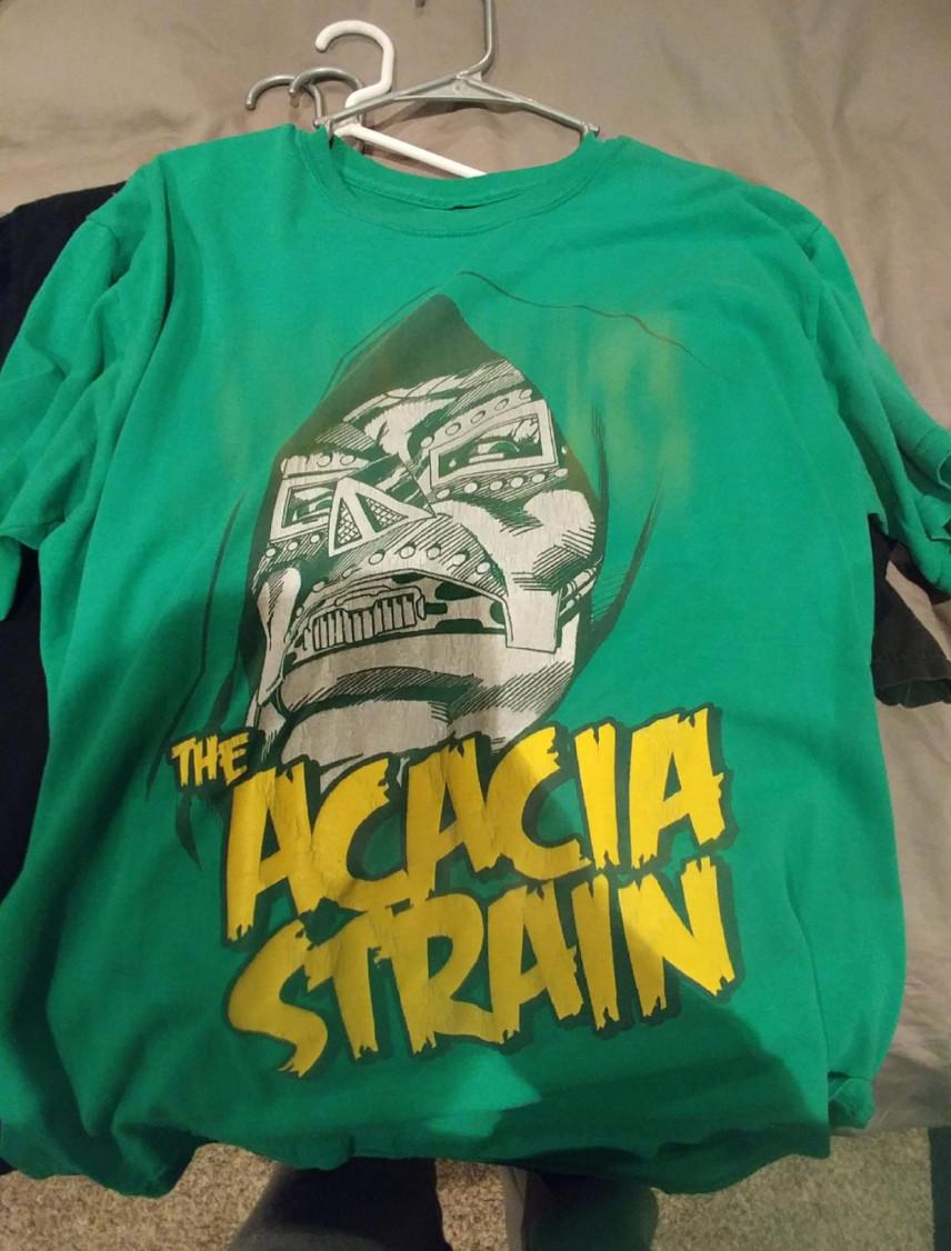 Rare! The Acacia Strain Band Green Shirt Unisex Concert S to 5XL DO662 S