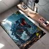 Futuristic robotic dinosaur jungle carpet Yoga living room room decor children's crawling mat doormat area rug games mat