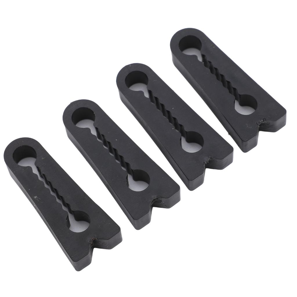4pcs Car Door Lock Cover Pad Silicone Door Latch Shock Absorber Pad Anti Slip Door Lock Protector Universal for Cars