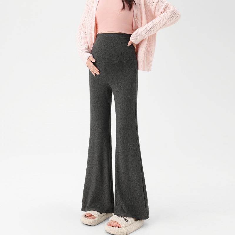 2026 New Style Maternity Pants: Slightly Flared, Non-Constricting Belly Support, Perfect for Spring & Autumn L